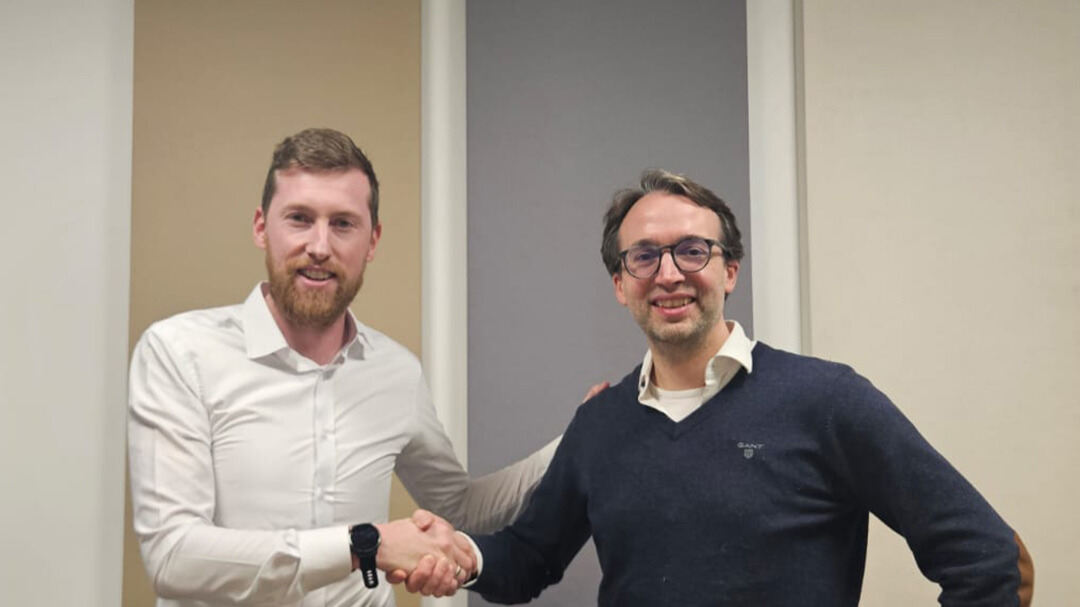 Robin Dekker van WarmPlus en Pieter van der Hoeven van Geluidslabel (bron: WarmPlus)